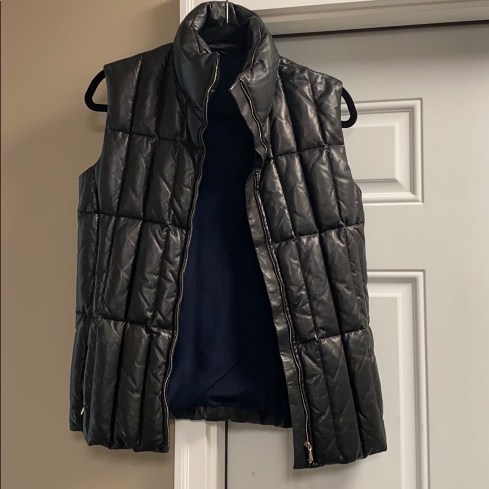 Stunning Versaci leather vest